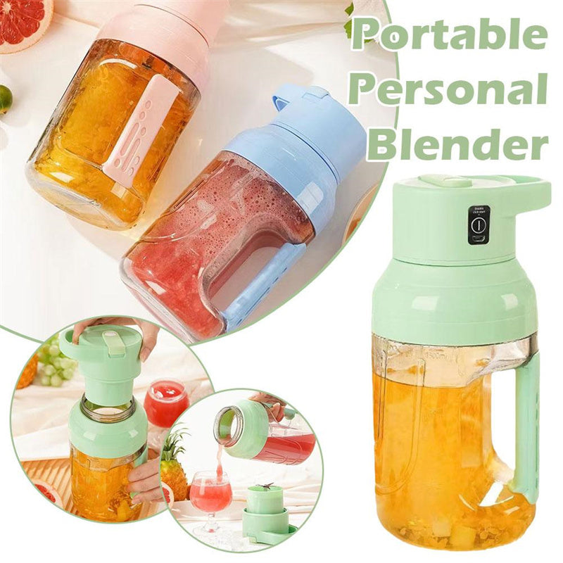 Portable Electric Juicer Blender 1500ml | USB Rechargeable Smoothie Maker