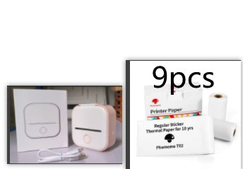 Portable Mini Thermal Label Printer – Phomemo T02 Series, Inkless & Bluetooth