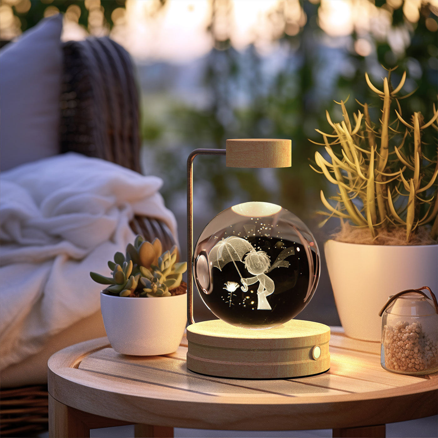 Crystal Ball Cosmic Dinosaur Indoor