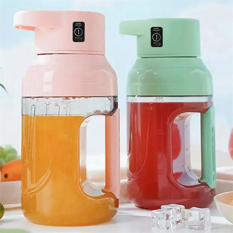Portable Electric Juicer Blender 1500ml | USB Rechargeable Smoothie Maker