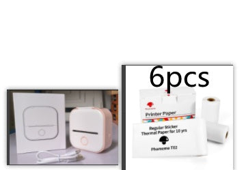 Portable Mini Thermal Label Printer – Phomemo T02 Series, Inkless & Bluetooth