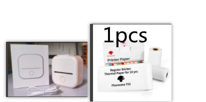Portable Mini Thermal Label Printer – Phomemo T02 Series, Inkless & Bluetooth