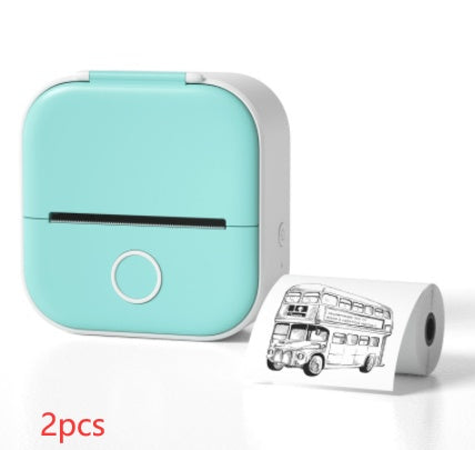 Portable Mini Thermal Label Printer – Phomemo T02 Series, Inkless & Bluetooth