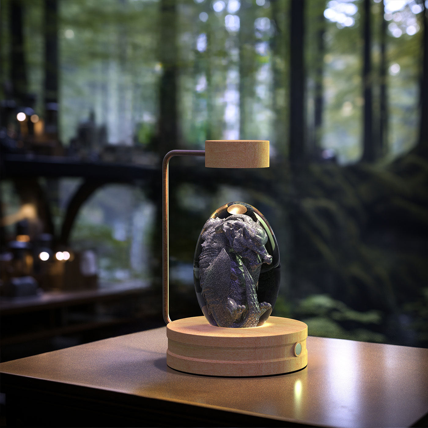 Crystal Ball Cosmic Dinosaur Indoor