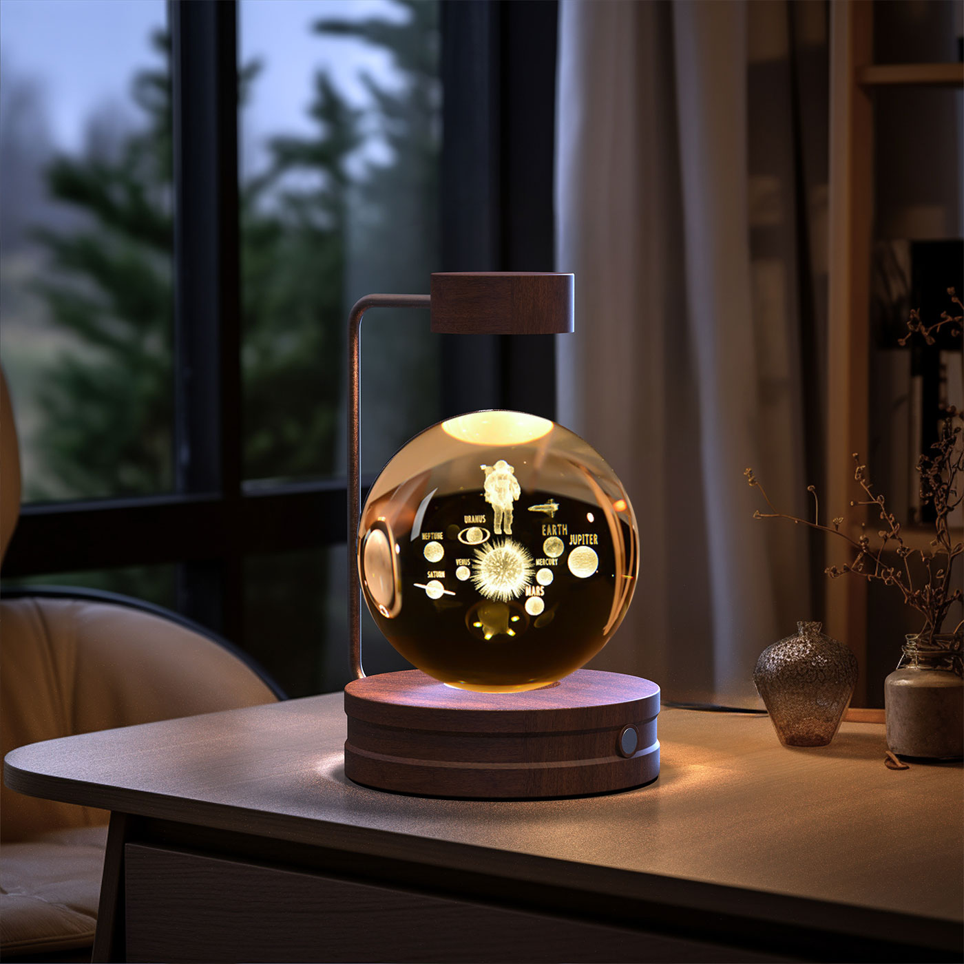 Crystal Ball Cosmic Dinosaur Indoor