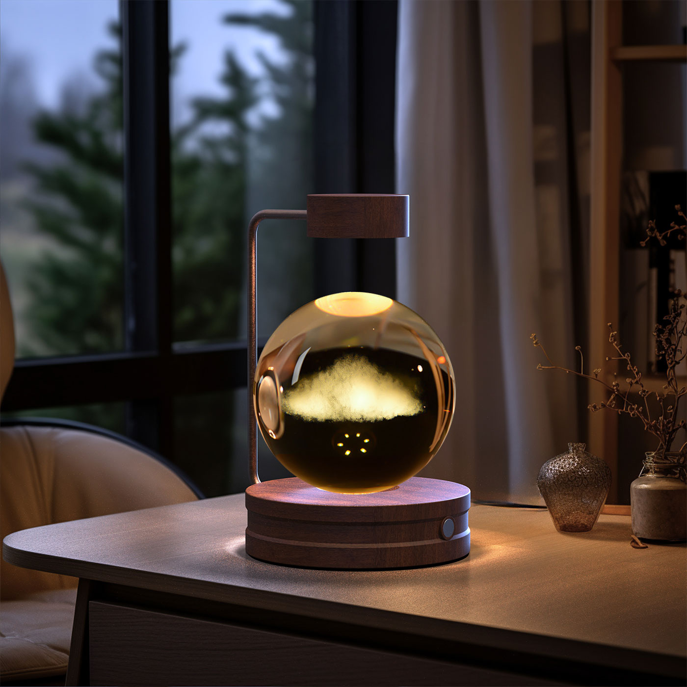 Crystal Ball Cosmic Dinosaur Indoor