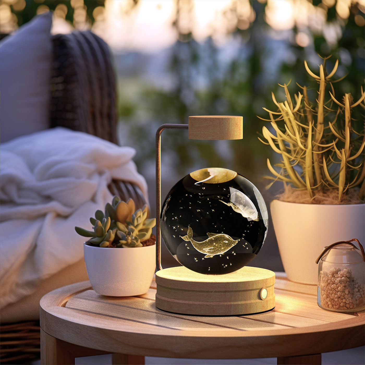 Crystal Ball Cosmic Dinosaur Indoor