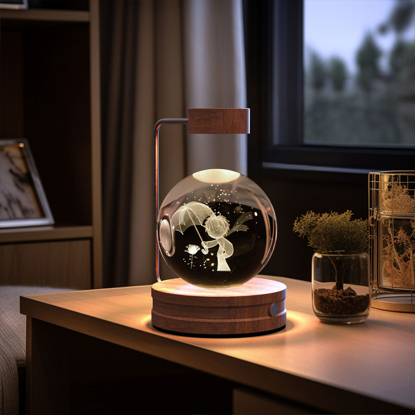 Crystal Ball Cosmic Dinosaur Indoor