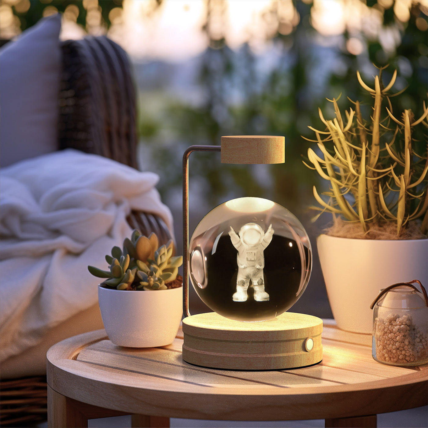 Crystal Ball Cosmic Dinosaur Indoor