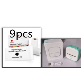 Portable Mini Thermal Label Printer – Phomemo T02 Series, Inkless & Bluetooth