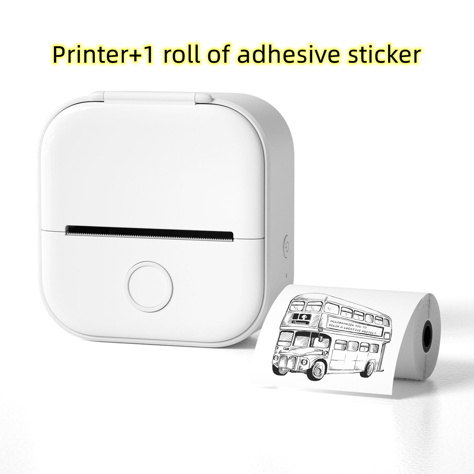 Portable Mini Thermal Label Printer – Phomemo T02 Series, Inkless & Bluetooth