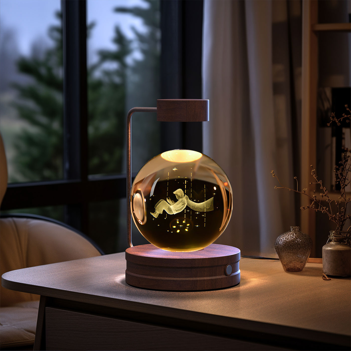 Crystal Ball Cosmic Dinosaur Indoor