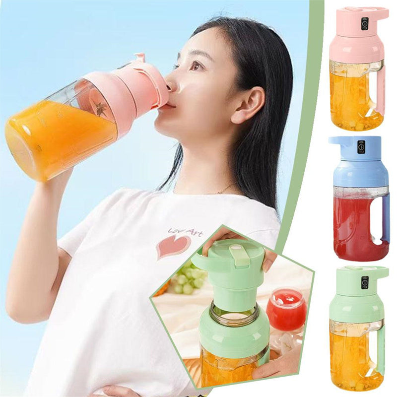 Portable Electric Juicer Blender 1500ml | USB Rechargeable Smoothie Maker