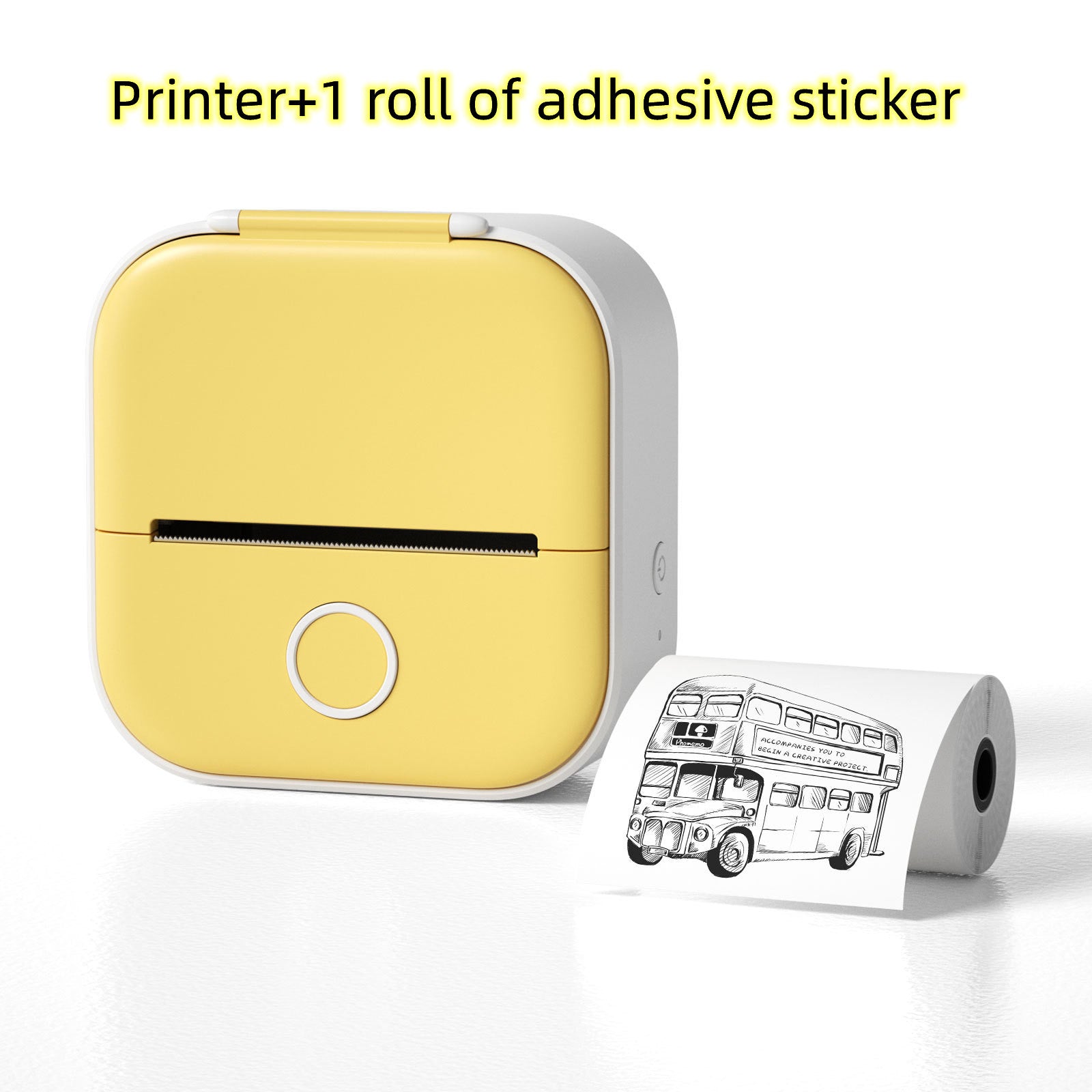 Portable Mini Thermal Label Printer – Phomemo T02 Series, Inkless & Bluetooth