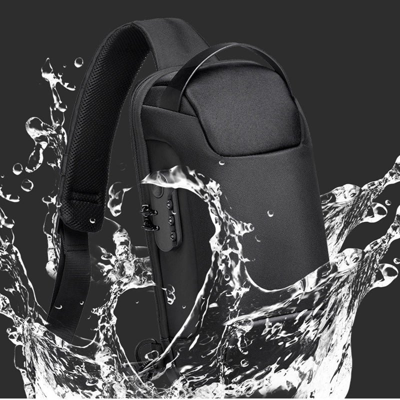 Waterproof USB Anti-theft Bag Men